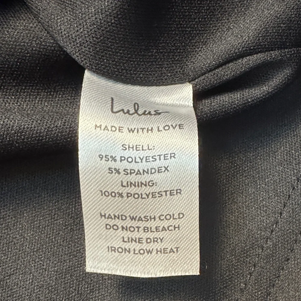 Lulu's All is Well Black One-Shoulder Long Sleeve Bodycon Dress - Picture 6 of 7